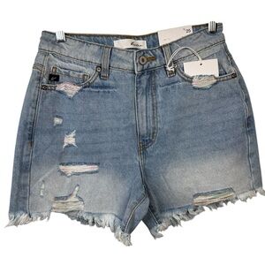 Kancan Rainbow Threads High Rise Distressed Jean Shorts Women’s Size 25